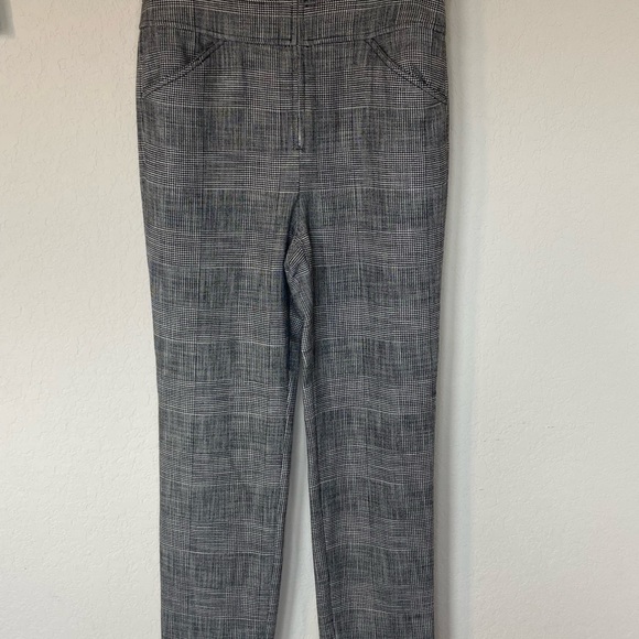 Rebecca Taylor Notch Plaid High Waisted Glen Pants - Picture 5 of 11